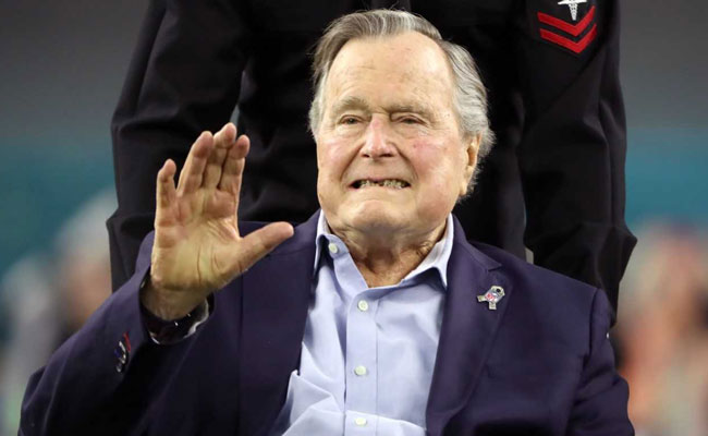 Trump Sending His Presidential Plane To Fly HW Bush Casket To Washington