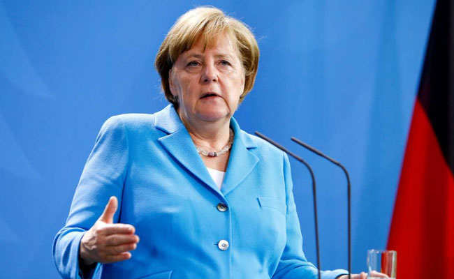 "Feel Very Well," Says Angela Merkel After Fresh Trembling Spell