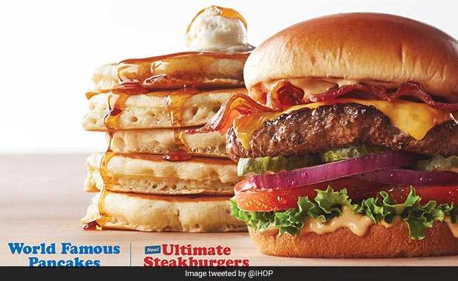 US Pancake Chain Says It Faked Name Change "To Promote Its Burgers"