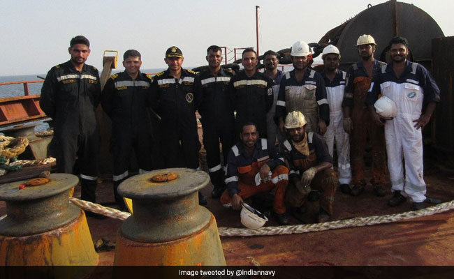 Indian Navy Helps Norwegian Ship In Gulf Of Aden