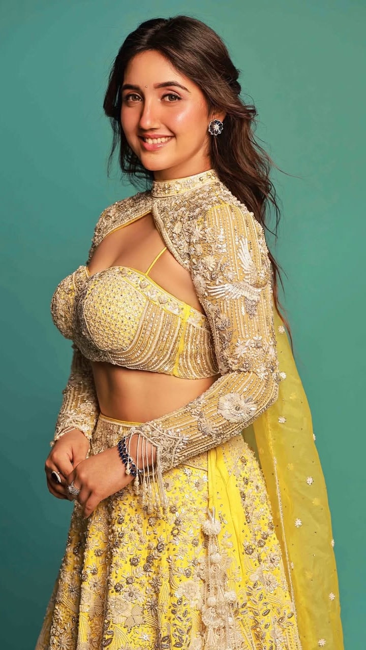 Ashnoor Kaur Makes a Statement in Vibrant Yellow Outfit