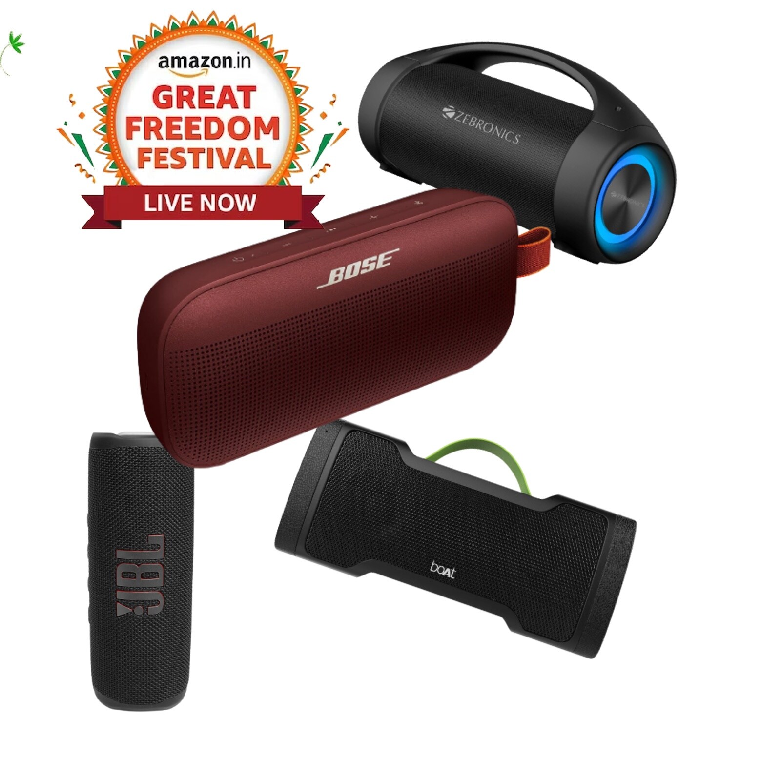 Best Deals On Bluetooth Speakers Amazon Great Freedom Festival 2023 Sale Best Bluetooth Speaker Deals