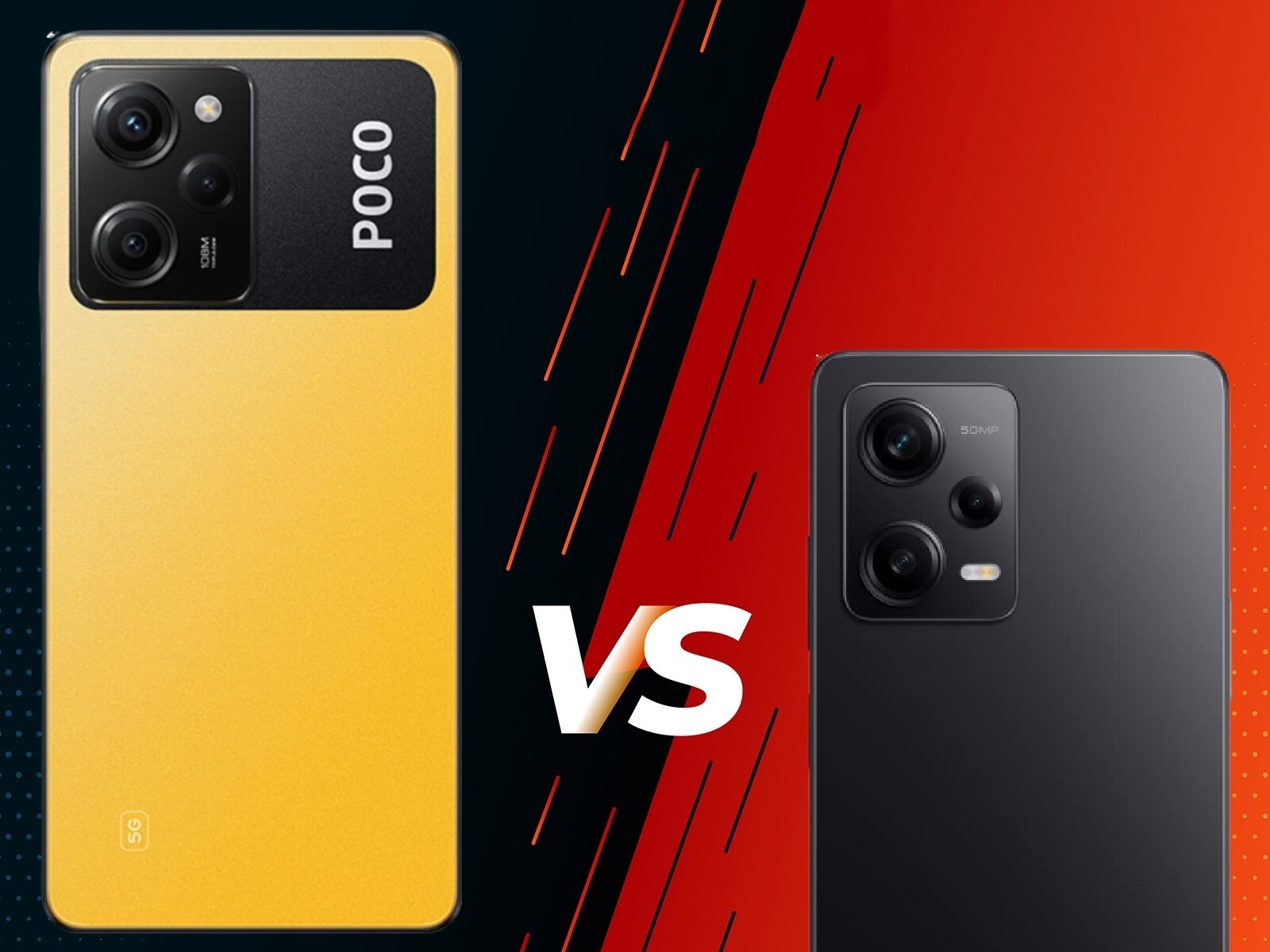 Poco X5 Pro 5G बनाम Redmi Note 12 Pro 5G