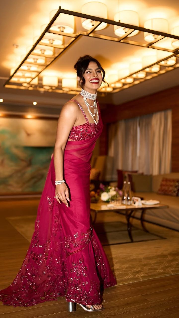 priyanka chopra pink dress Priyanka Chopra's Best Fashion Moments