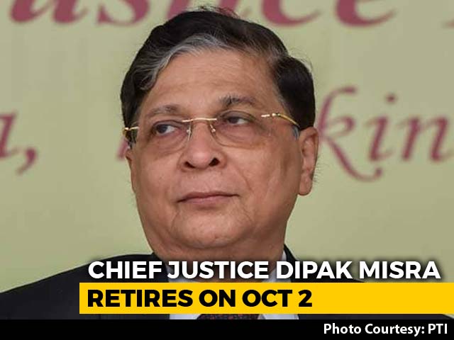 Chief Justice Dipak Misra Asked To Recommend Successor By Centre: Sources
