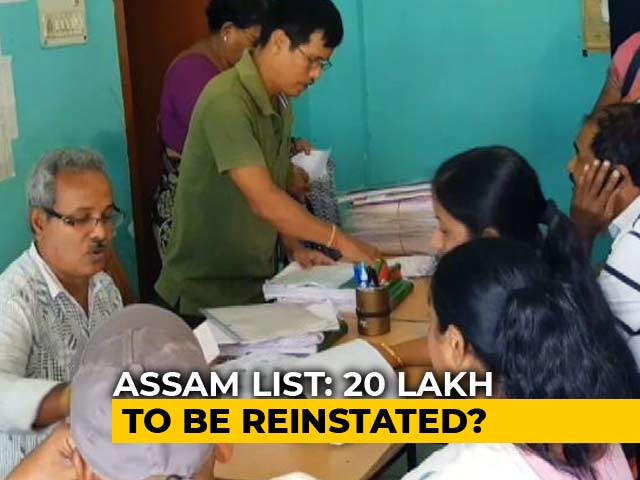 20 Lakh May Be Left Out Of Final Assam Citizens' List: Sources