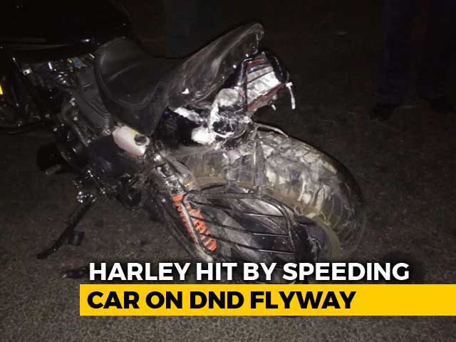 Harley Rider Falls In Yamuna After Being Hit By Speeding Car, Missing