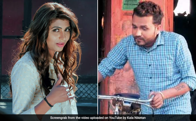 साइकिल का पंक्चर लगाने वाले इस शख्स को हुआ प्यार, ये हरियाणवी Video एक करोड़ के पार