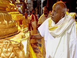 Amid Karnataka Power Tussle, HD Deve Gowda In Tirupati For 85th Birthday Amid Karnataka Power Tussle, HD Deve Gowda In Tirupati For 85th Birthday