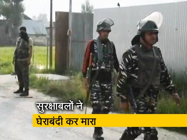 कुलगाम: मुठभेड़ में तीन आतंकी ढेर