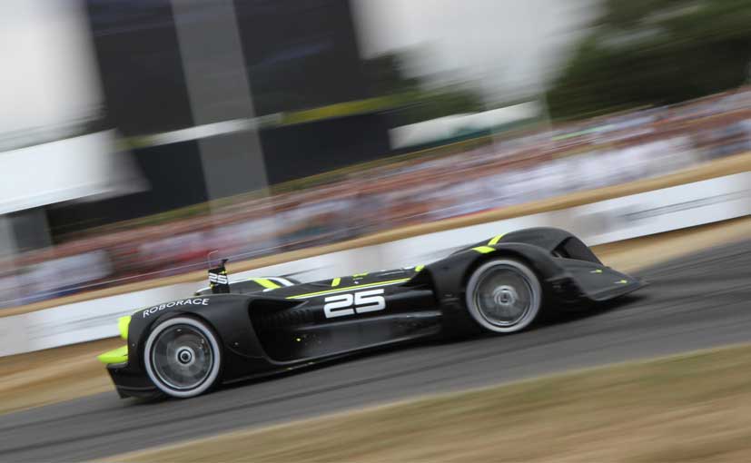 First-Ever Driverless Race Car Completes Goodwood Hillclimb