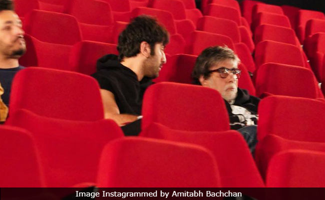 <i>Brahmastra</i>:  After Selfies, Amitabh Bachchan And Ranbir Kapoor Bond Over Movies