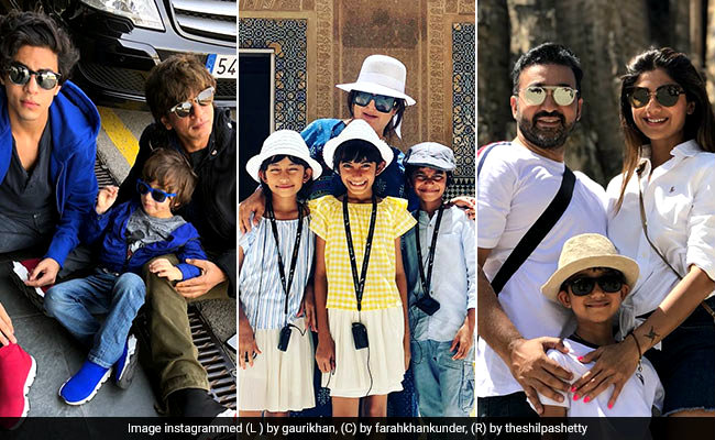 SRK, Farah Khan, Shilpa Shetty Are Having The Perfect Family Holiday In Spain