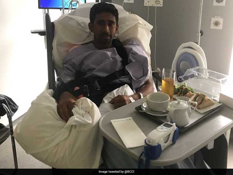 Wriddhiman Saha Undergoes Shoulder Surgery In Manchester Wriddhiman Saha Undergoes Shoulder Surgery In Manchester