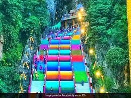 Row Over Paint Job At Malaysia Temple Complex, Popular With Indians Row Over Paint Job At Malaysia Temple Complex, Popular With Indians