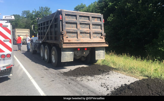 Dump Truck Accidentally Unloads Human Poop On Highway, Disrupts Traffic