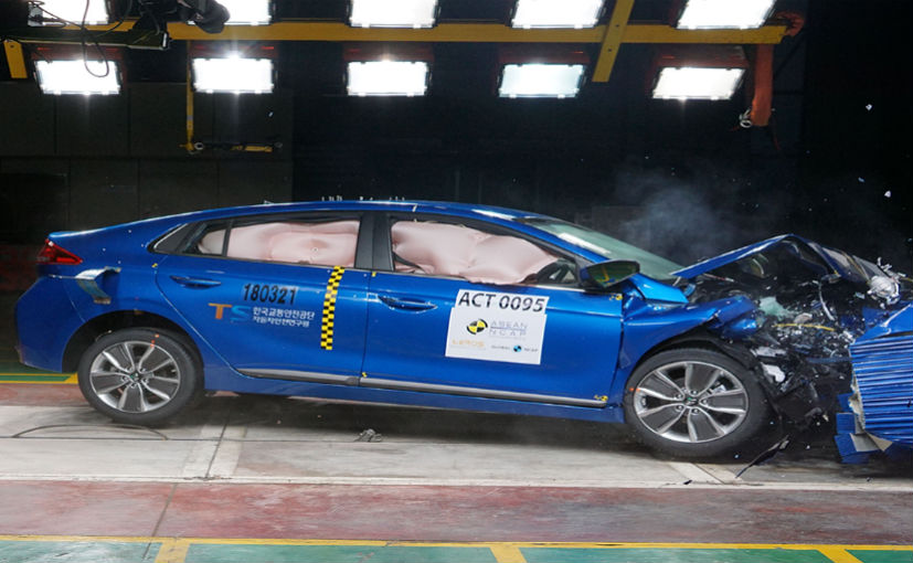 Hyundai Ioniq Hybrid Secures 5 Stars In ASEAN NCAP Crash Test