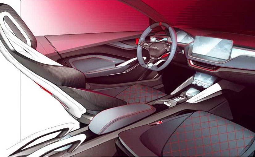 Skoda Vision RS Cabin Teased