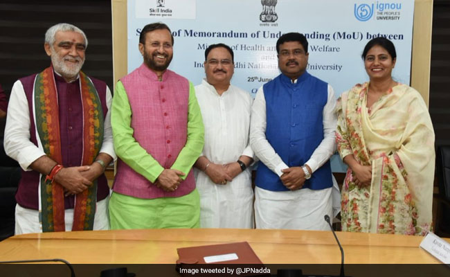 Health Ministry Inks MoU With IGNOU To Scale-Up Healthcare Courses
