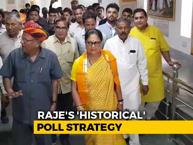 Vasundhara Raje's Poll Strategy Has An Eye On History