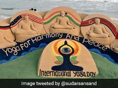 International Yoga Day 2018: सैंड आर्टिस्ट ने कुछ इस तरह मनाया योगा डे