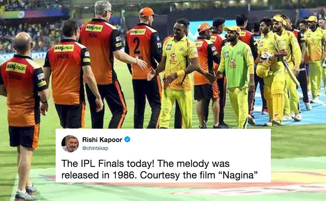 Rishi Kapoor Tweets Funny Take On IPL Final Today. Ready To LOL?