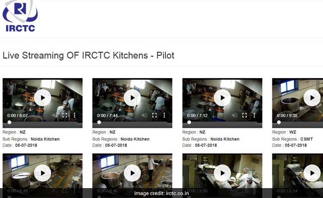 IRCTC Live Streams From Kitchens After Food Scares