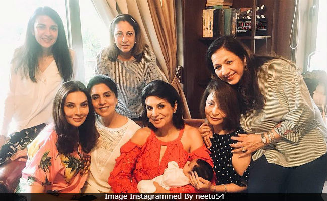 Varun Dhawan's Little Niece Meets Her 'Admirers' Neetu Kapoor, Namrata Dutt. Pic Here