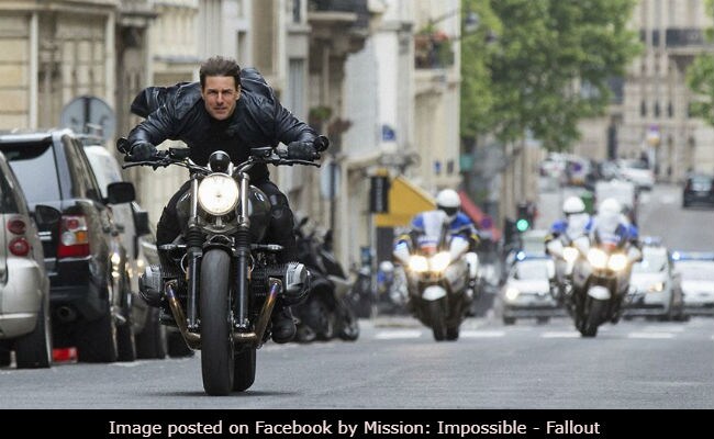Tom Cruise In Latest Mission Impossible Movie With Another Bike Stunt