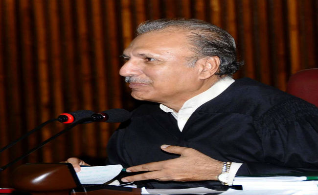 Pakistan President Arif Alvi Brings Up Kashmir In First Parliament Speech