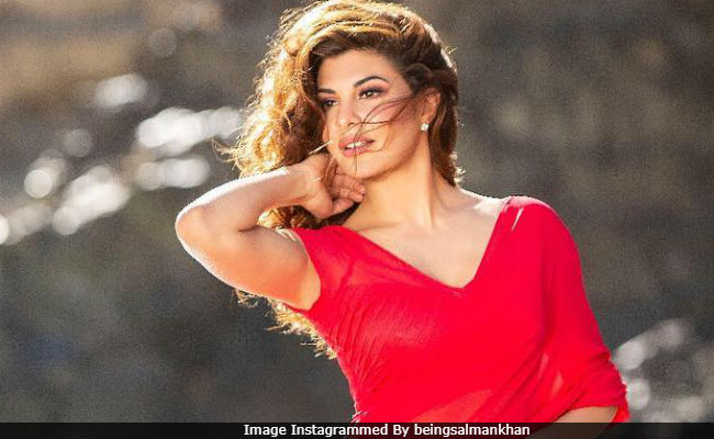 <i>Race 3</i>: Salman Khan 'Chweetly' Posted Pic Of Jacqueline Fernandez In A Red <i>Sari</i> And It's Viral