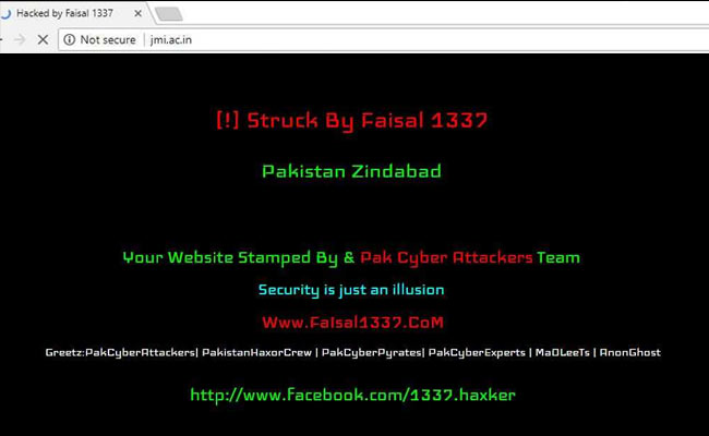 Jamia Millia Islamia University Website Hacked For Third Time In 24 Hours