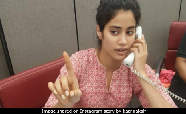 Katrina Kaif Just Introduced Janhvi Kapoor As The 'New Gym Receptionist'. See Pic
