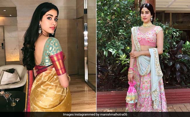 Janhvi Kapoor Is Most Fashionable In Manish Malhotra