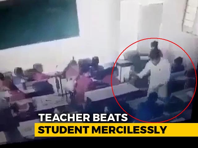 Caught On Video: Rajasthan Teacher Beats Student Mercilessly, He Fainted