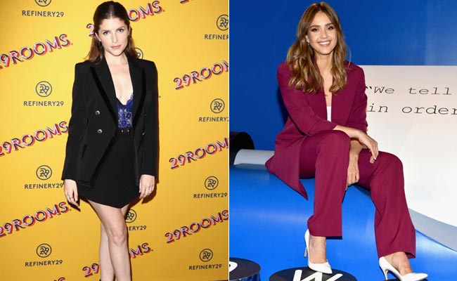 Jessica Alba And Anna Kendrick Suit Up In 2 Amazingly Different Ways