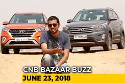 Old Hyundai Creta vs Hyundai Creta Facelift, Yamaha R15 V3.0, X1 Racing League Old Hyundai Creta vs Hyundai Creta Facelift, Yamaha R15 V3.0, X1 Racing League