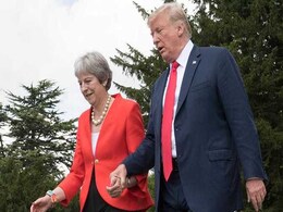 After Berating His British Hosts, Trump Lauds May In Bid To Ease Tensions After Berating His British Hosts, Trump Lauds May In Bid To Ease Tensions