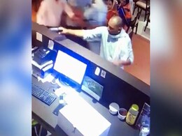 Watch: Man Walks Up To Cash Counter, Fires At Restaurant Owner In UP Watch: Man Walks Up To Cash Counter, Fires At Restaurant Owner In UP