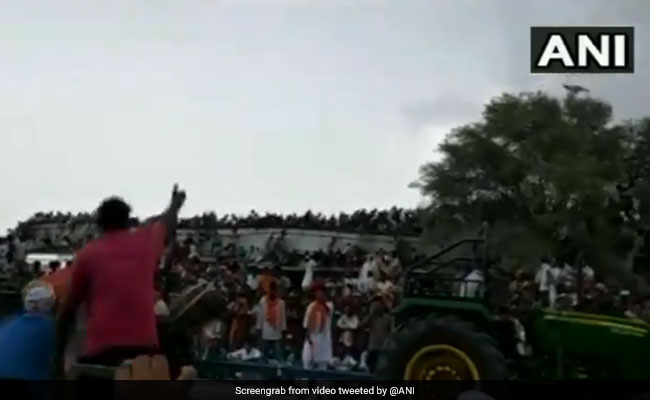 On Camera, Giant Shed At Rajasthan Tractor Race Collapses, 17 Injured