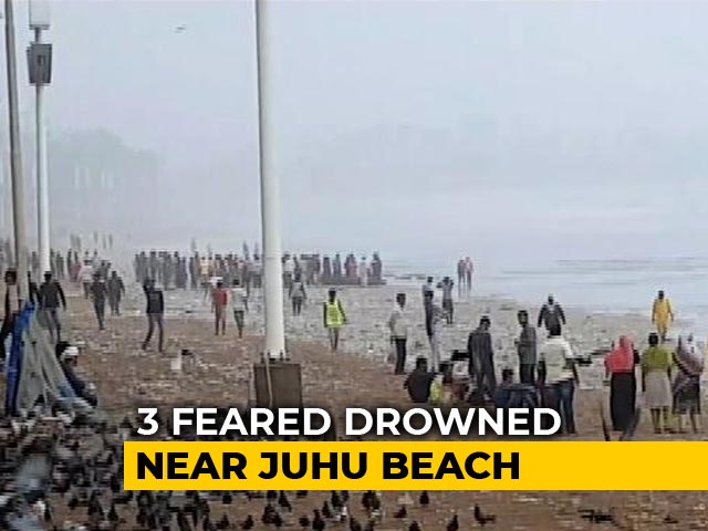 Two Dead, Two Friends Missing Off Mumbai's Juhu Beach In High Tide