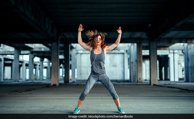 Jumping jacks help increase heart rate and improve cardiovascular fitness