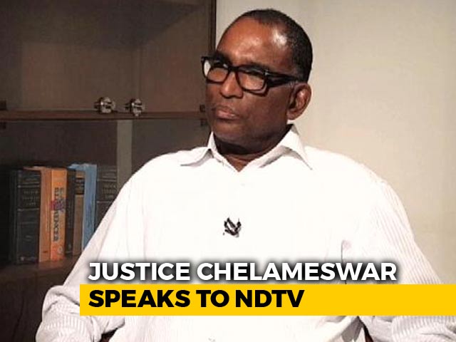 "We Made An Effort To Resolve Issues": Justice Chelameswar To NDTV "We Made An Effort To Resolve Issues": Justice Chelameswar To NDTV