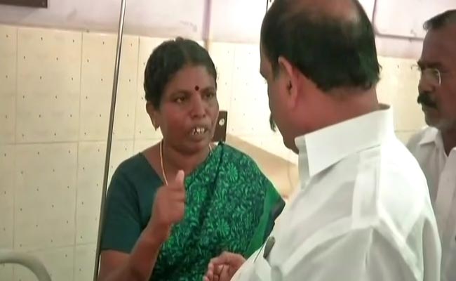 Minister Faces Anger Of Sterlite Protester's Mother. Video is Viral