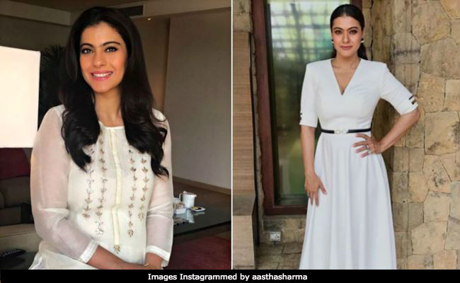 In Whites And Brights, Kajol Wins Summer Fashion