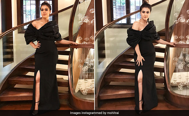 Kajol In This Black Gown Will Show You That There's Nothing She Can't Carry Like A Bosslady