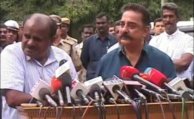 "Sharing Water, No Two Ways": Kamal Haasan After Meeting HD Kumaraswamy