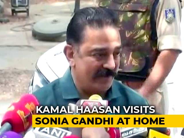 Kamal Haasan Meets Sonia Gandhi, Says 'Too Early' To Talk Alliance
