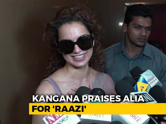 Kangana Ranaut Calls Alia Bhatt 'Undisputed Queen Of Bollywood'