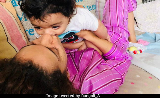 This Pic Of Kangana Ranaut And Nephew Prithvi Raj Is Here To Steal Our Hearts